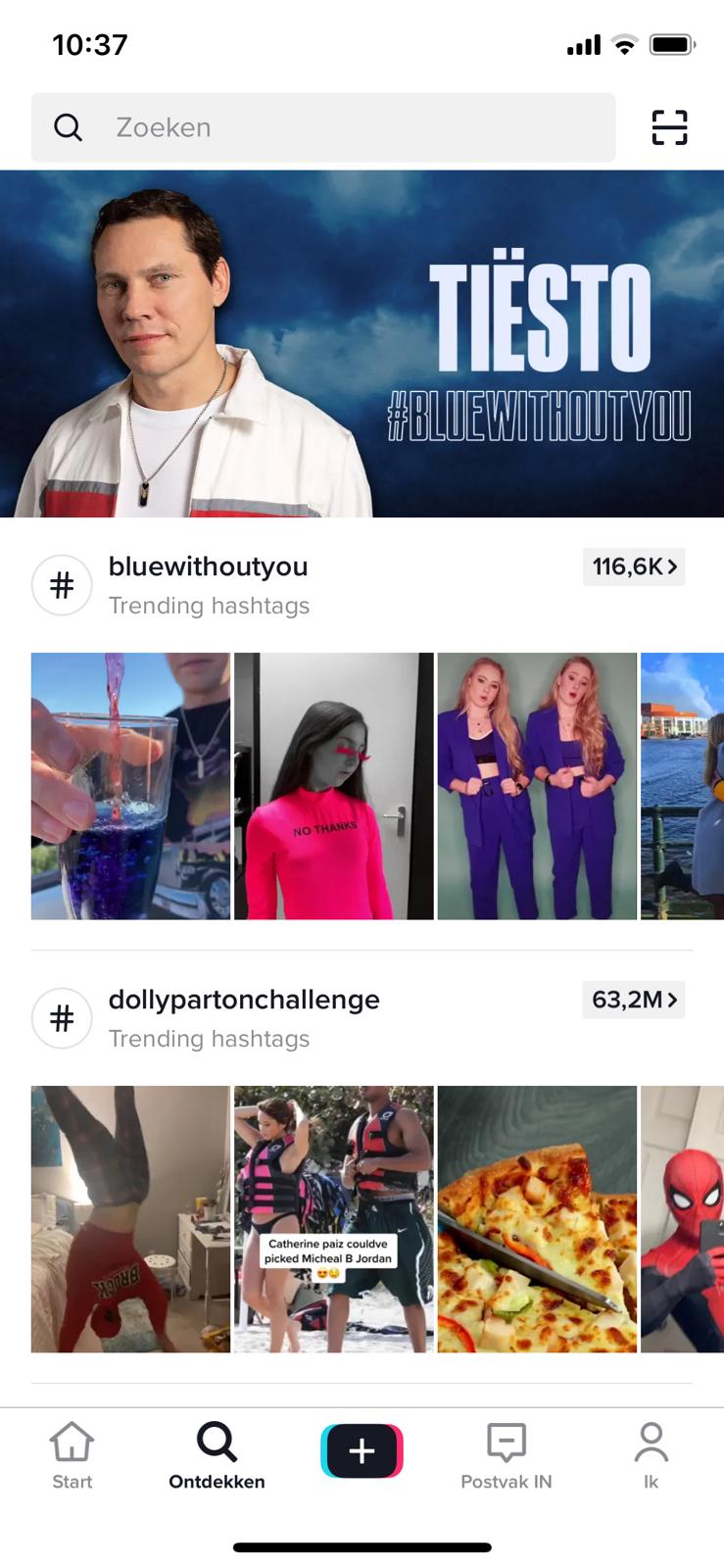 Blue without you hashtag challenge tiesto tiktok
